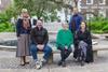 From left: Alison Thompson, Stephen Kelliher, Gabrielle Stewart, George Hamilton, Sarah Lebutsch