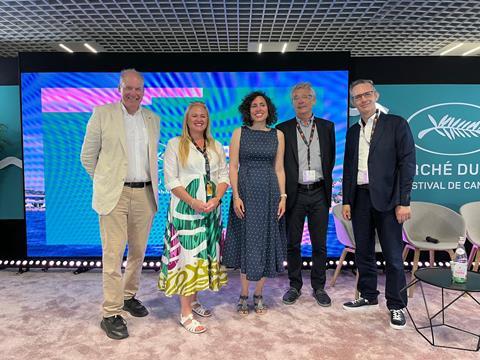 'Lifting the Veil' Cannes panel: Adrian Wooton, Lyndsay Duthie, Daphne Lora, Xavier Roy, Adrian Kelly